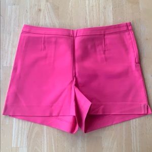 Pink H&M side button shorts